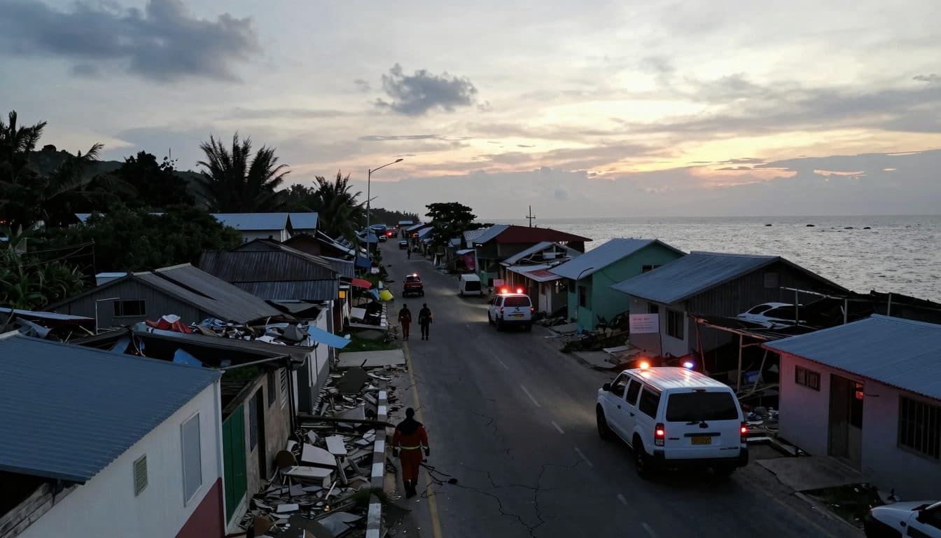 Powerful earthquake off Indonesia's coast kills at least 20 people
