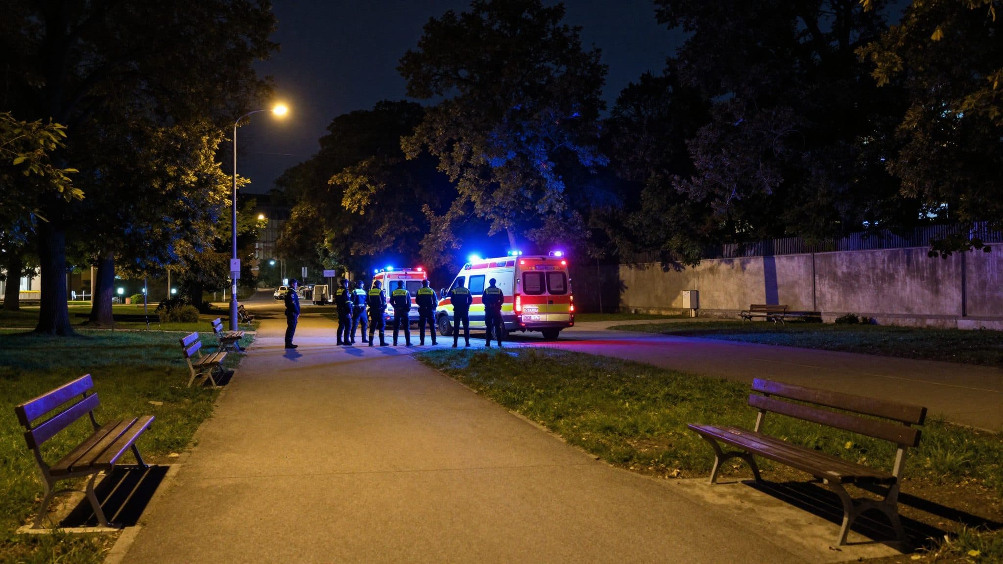 Aggressive Incident in Vienna's Stadtpark: Man Attacks Emergency Responders and Police Officers