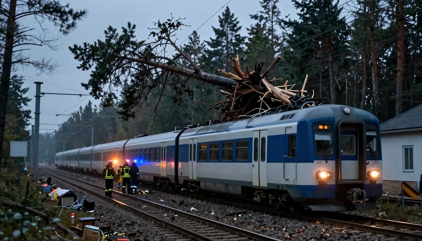 Hundreds of passengers stranded for hours without air conditioning on a train in Brandenburg
