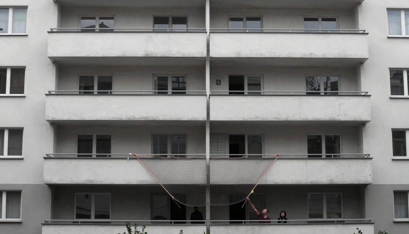 Four-year-old falls from balcony in Poland – neighbors catch the child with a blanket