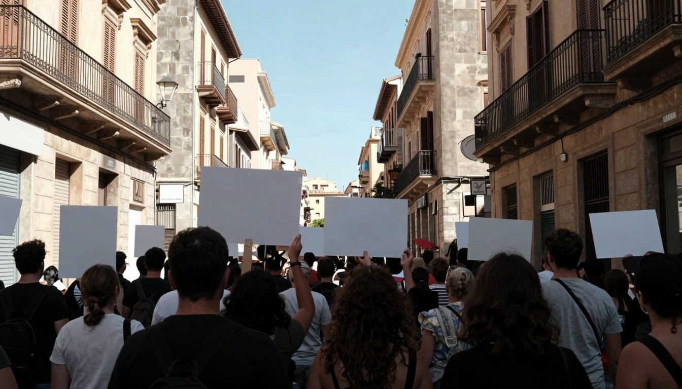Mallorca: Protest against mass tourism in Palma