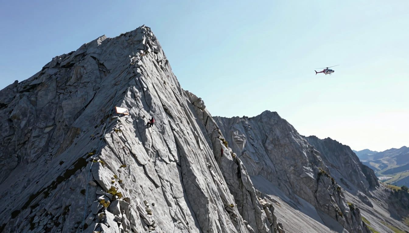 57-year-old climber falls into rope in Tyrol and is rescued by helicopter