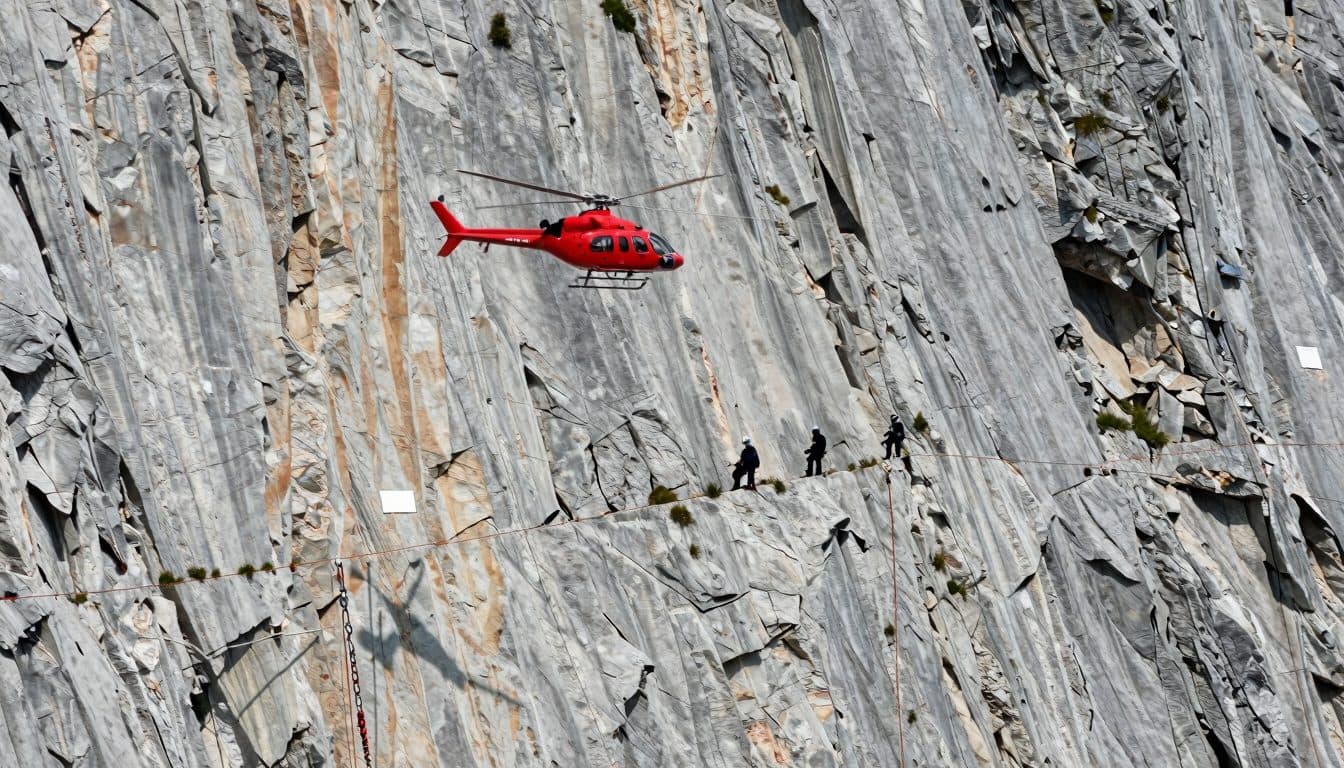 Climber falls eight meters into rope at Wilder Kaiser and is rescued by helicopter
