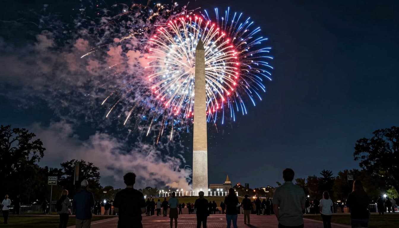 Trump uses America's 250th Independence Day for campaign-style rhetoric and warns of communists