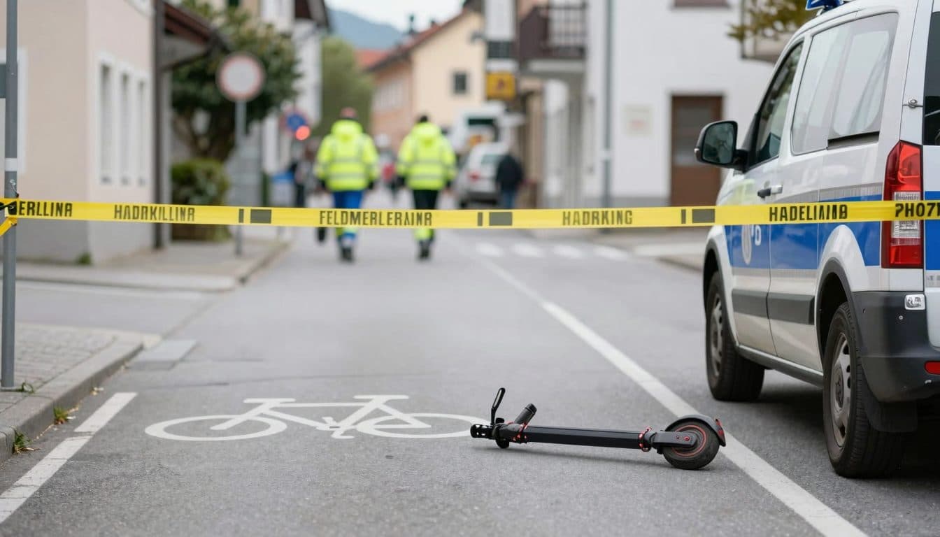 Masked E-Scooter Rider Rams Police Officer in Feldkirch – 16-Year-Old and Officer Hospitalized