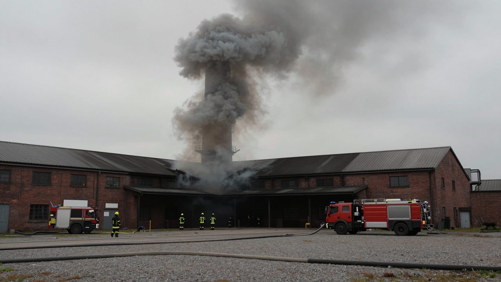 Major Fire at Meiningen Steam Locomotive Works: Over 100 Emergency Crews Battle Flames in Two Halls