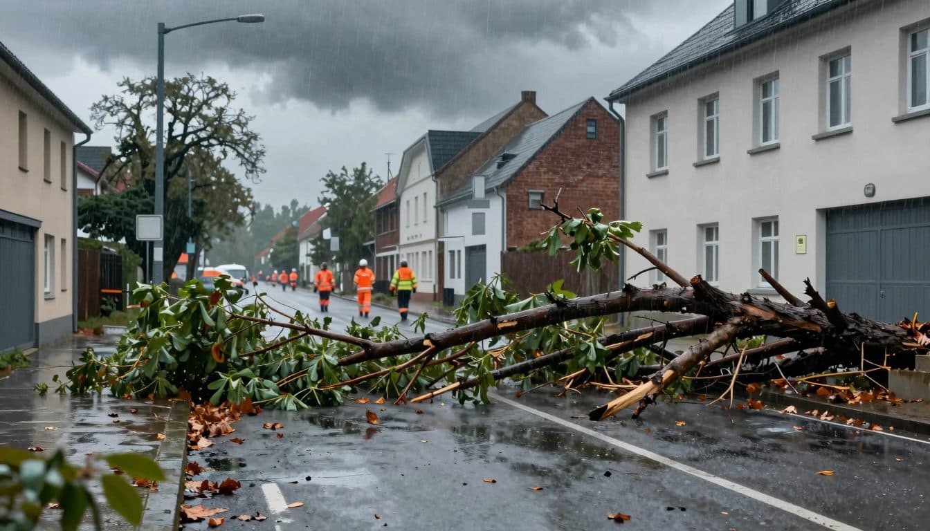 Father dies in storm in Georgenthal struck by falling branch