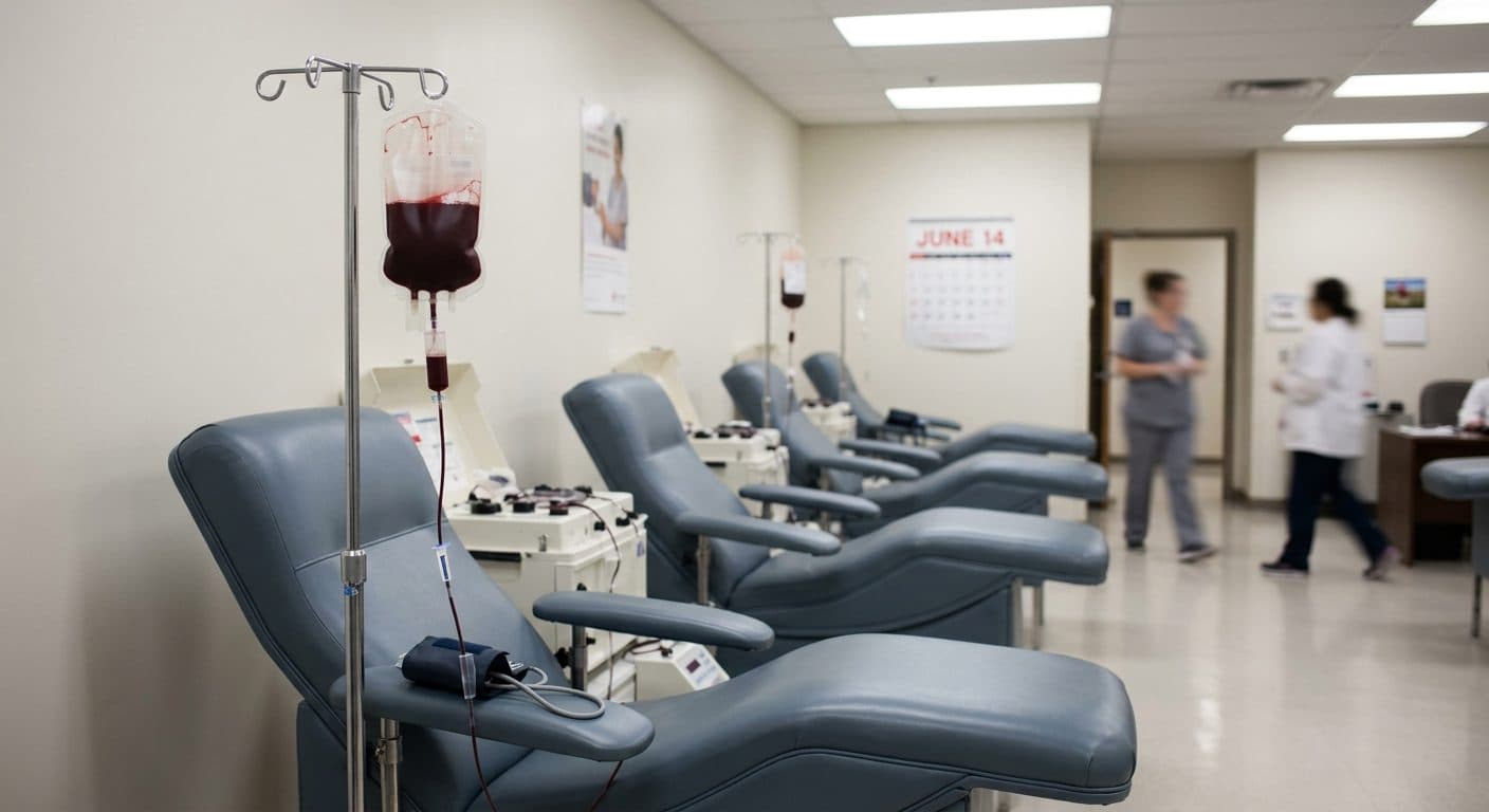 Red Cross warns of shrinking donor pool – appeal to younger people ahead of World Blood Donor Day