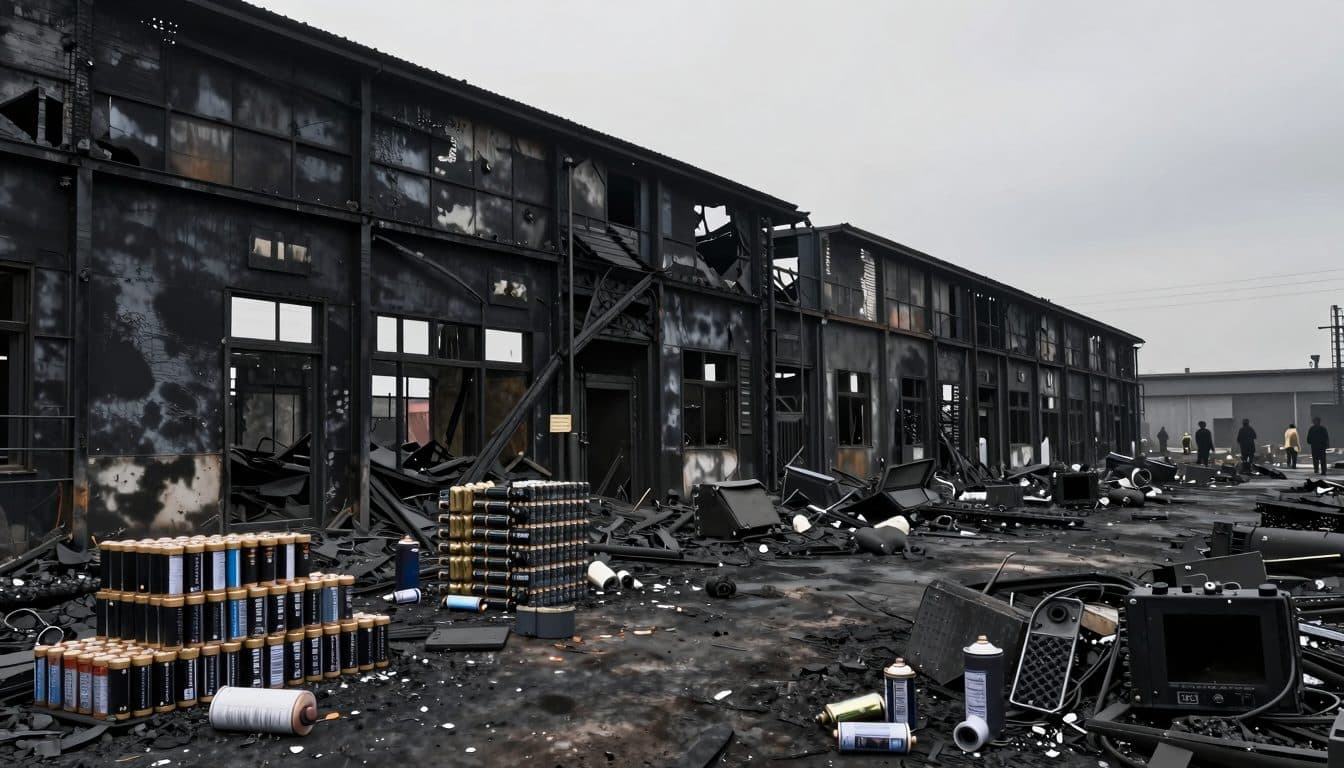 Major Fire at Vienna Waste Hall: Police Rule Out Third-Party Negligence