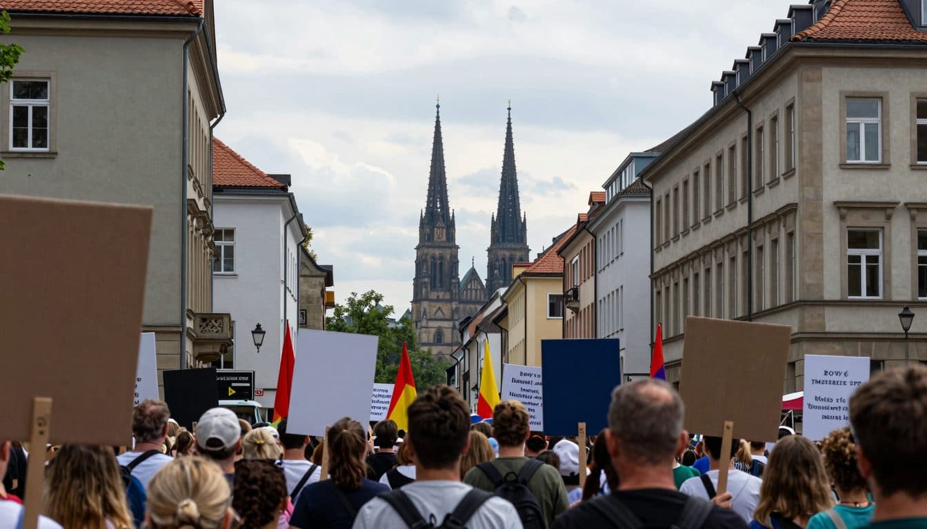 AfD Federal Party Convention in Erfurt Concludes – Weidel and Chrupalla Confirmed in Office, Tens of Thousands Protest