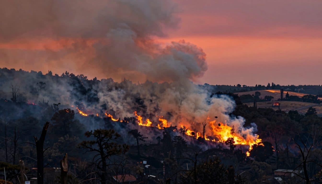 Wildfire in Andalusia grows to 8,000 hectares – Major operation in the province of Huelva