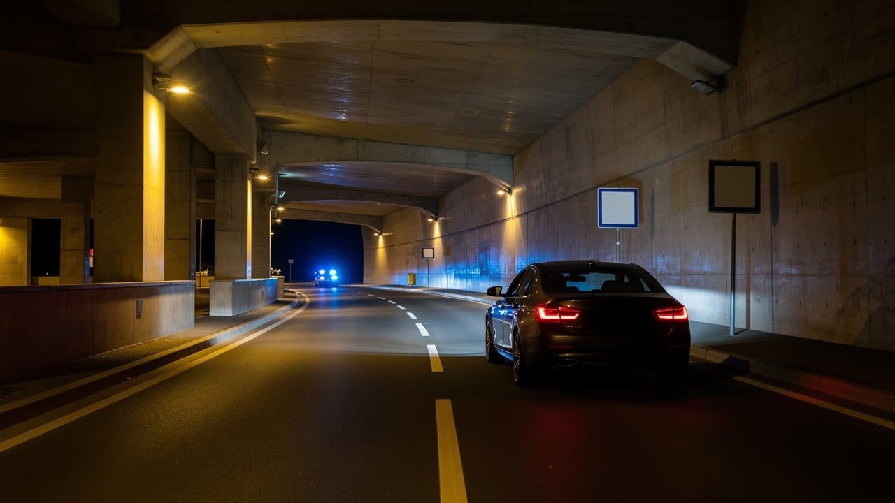 17-year-old caught driving at 128 km/h through airport underpass in Salzburg: Police seize car