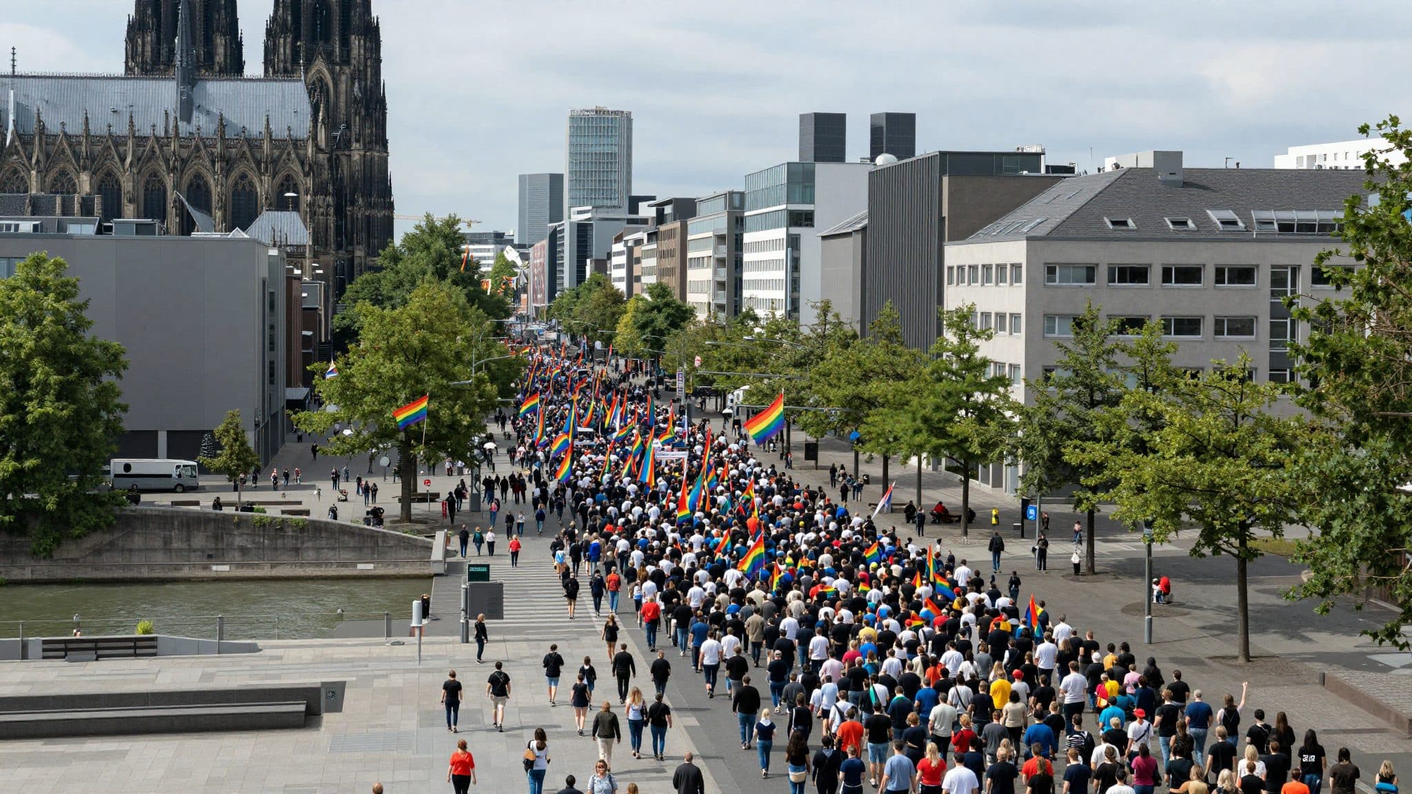 Queer demonstration in Cologne follows Berlin CSD attack, organizers say