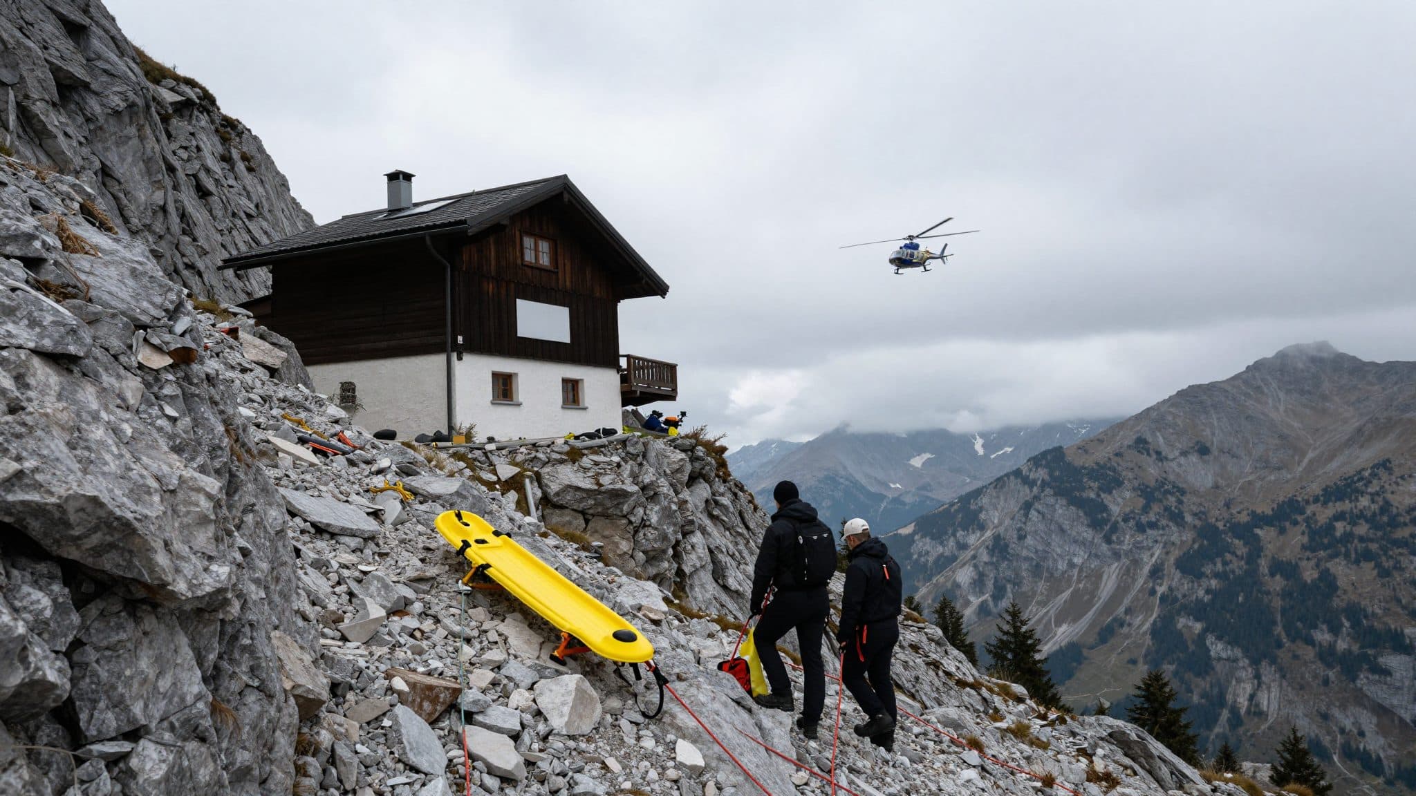 German hiker falls 200 meters during family outing in Vorarlberg