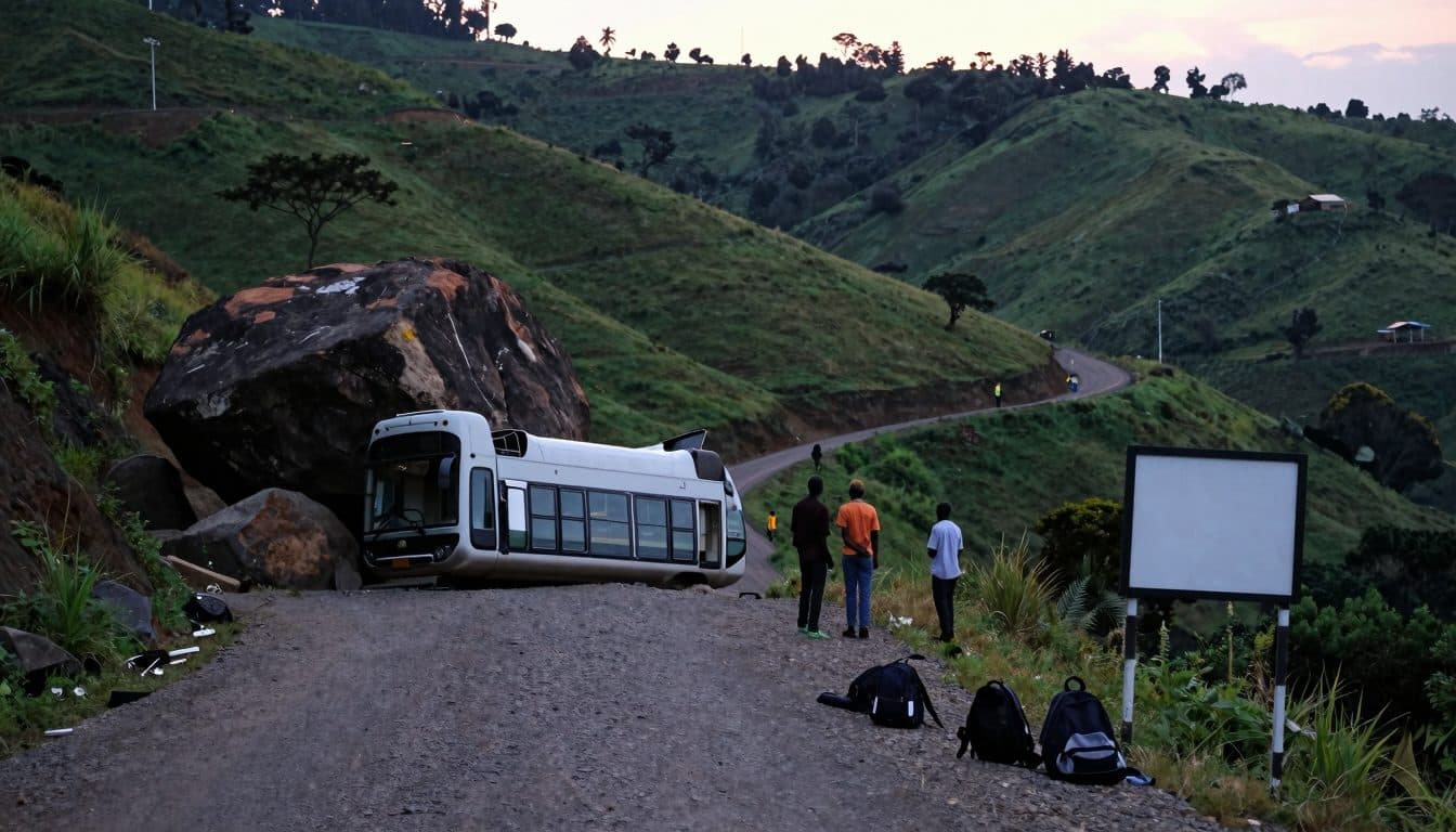 School bus accident in Uganda: At least 21 dead on return from school trip
