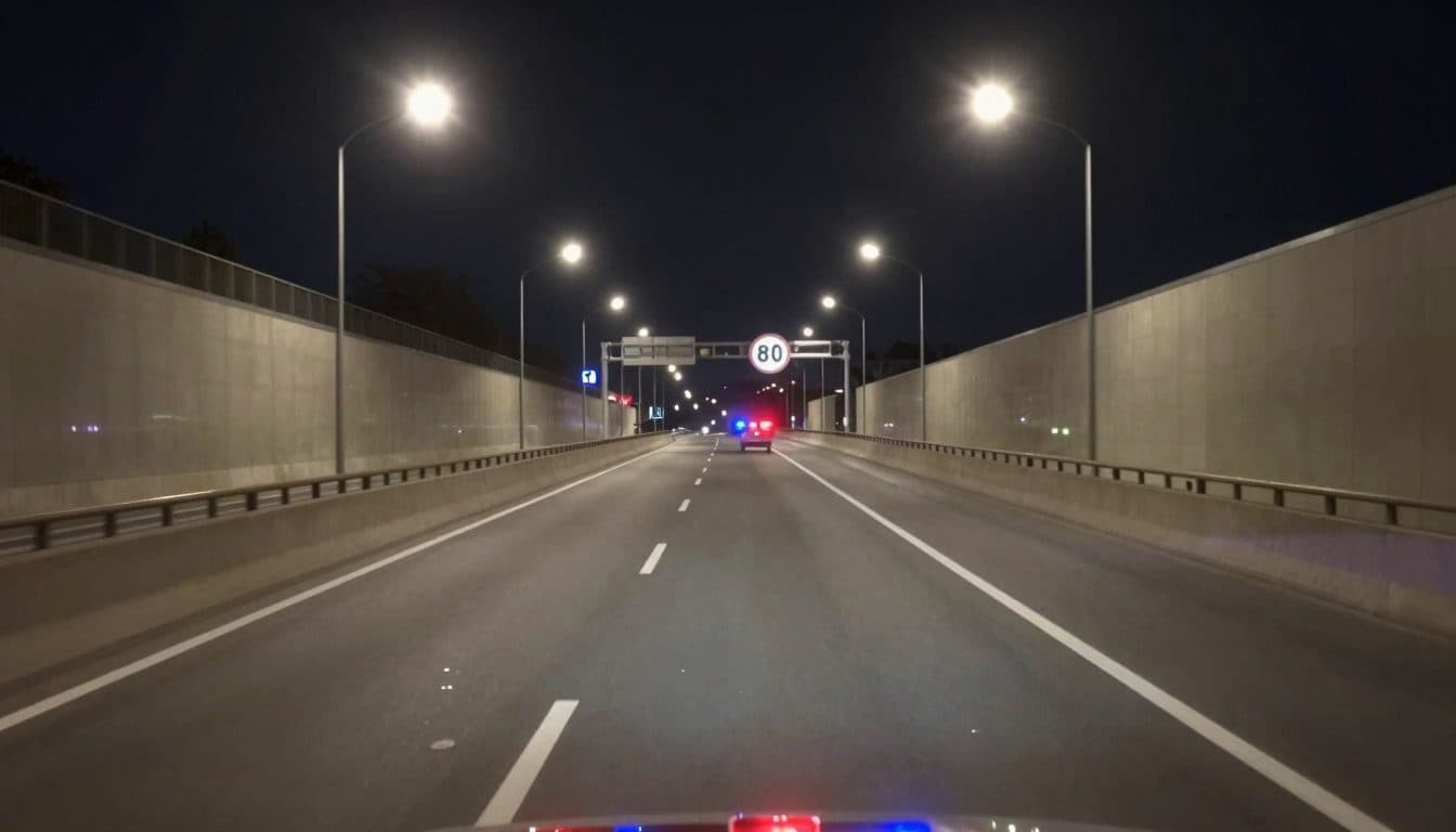 19-Year-Old Without a License at 158 km/h Through an 80-Zone on Vienna's Südosttangente