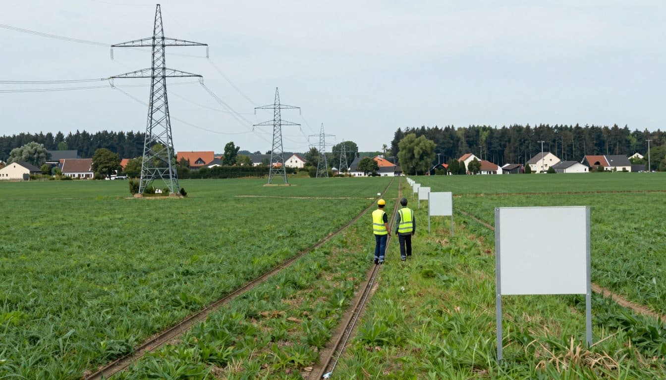 Suedlink: Route through Lower Saxony runs from the Elbe crossing via Hannover to just before Hesse