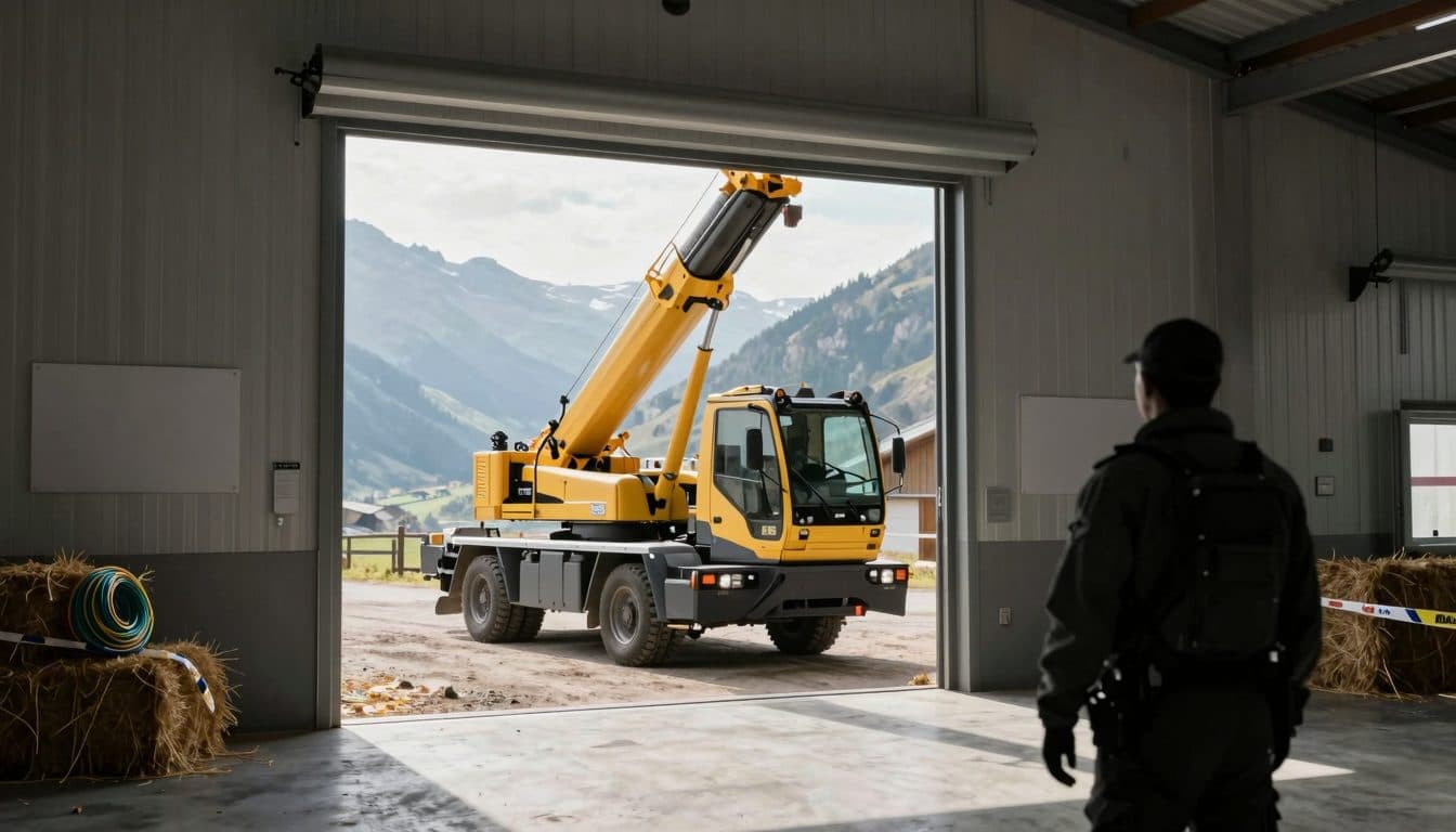 Workplace Accident in Pitztal: 37-Year-Old Plunges Eight Meters from Crane Cabin