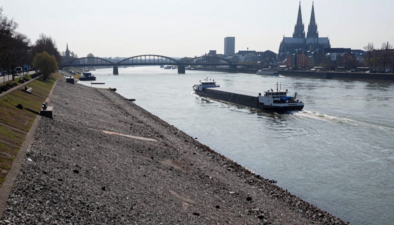 Water Levels on the Rhine: Authorities Expect Only Slight Rise by Monday
