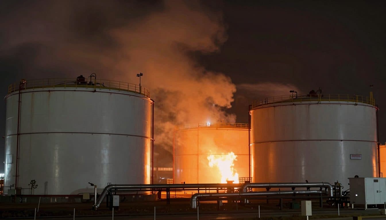 Ukrainian Drone Attacks on Oil Facilities in Southern Russia – Fires in Azov, Taganrog, and Ilskiy