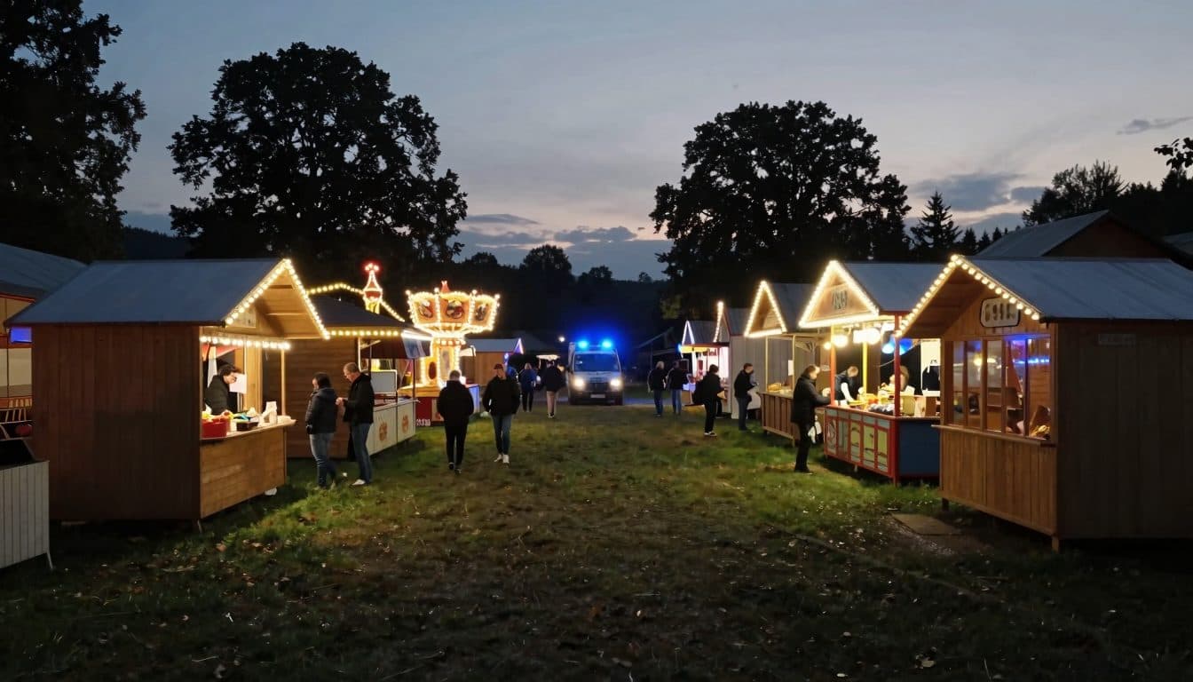 Eight-year-old falls through safety bar at folk festival in Carinthia