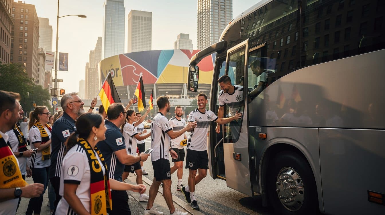 German national team funds free transport for 600 fans to World Cup group match in New Jersey