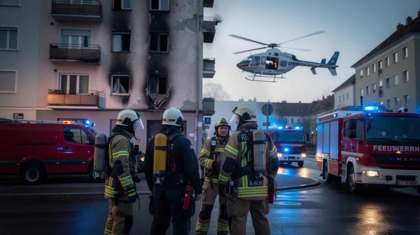 Two Children Resuscitated After Apartment Fire in Vienna-Ottakring