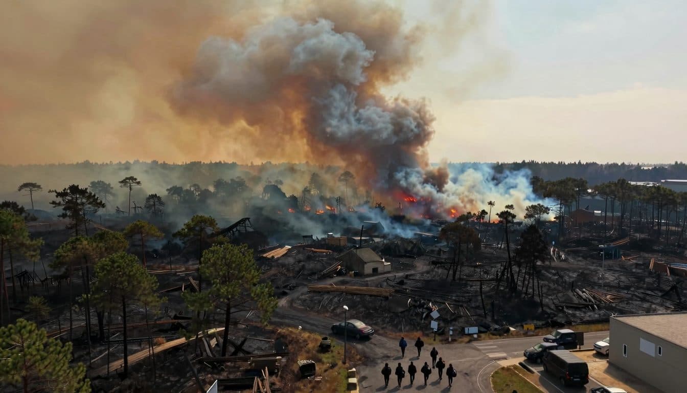 Unprecedented Wildfires Force More Than 300,000 People to Flee in Southern Europe