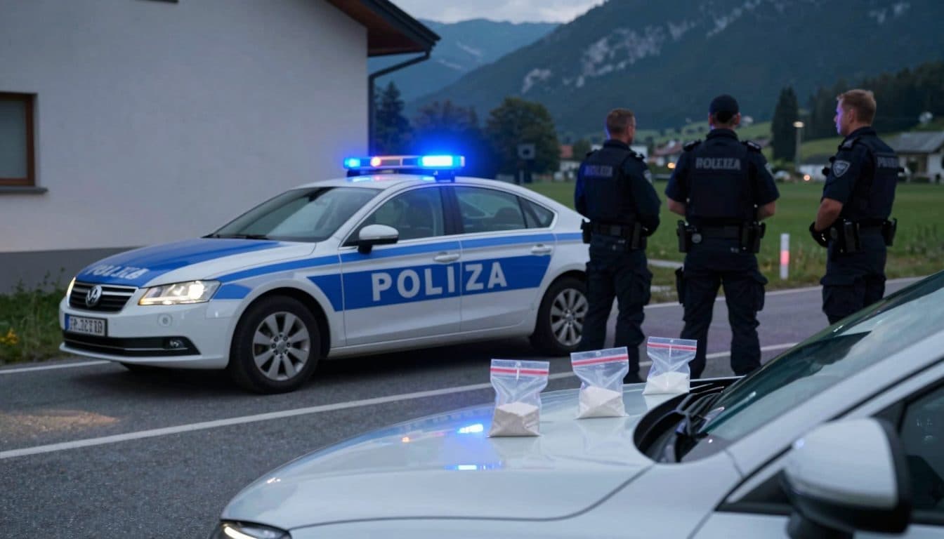 74-Year-Old Arrested with Cocaine During Traffic Check in Carinthia