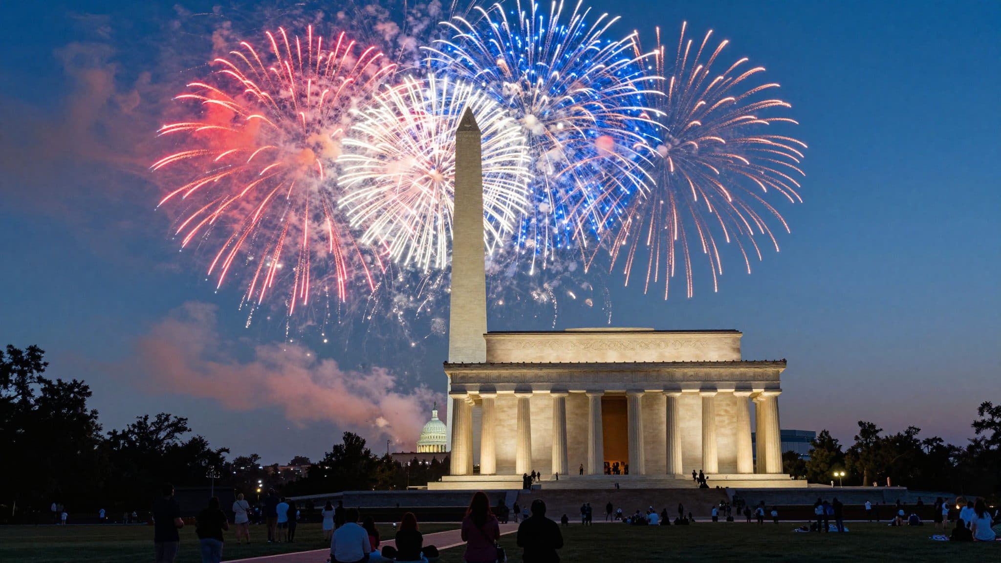 USA celebrate 250 years of independence with grand fireworks and political congratulations from Germany