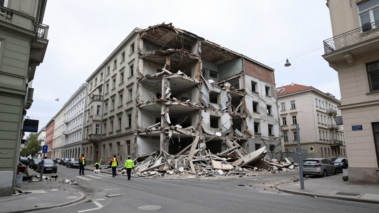 Two Days After Partial Collapse in Vienna's City Center: Missing 85-Year-Old Recovered Dead