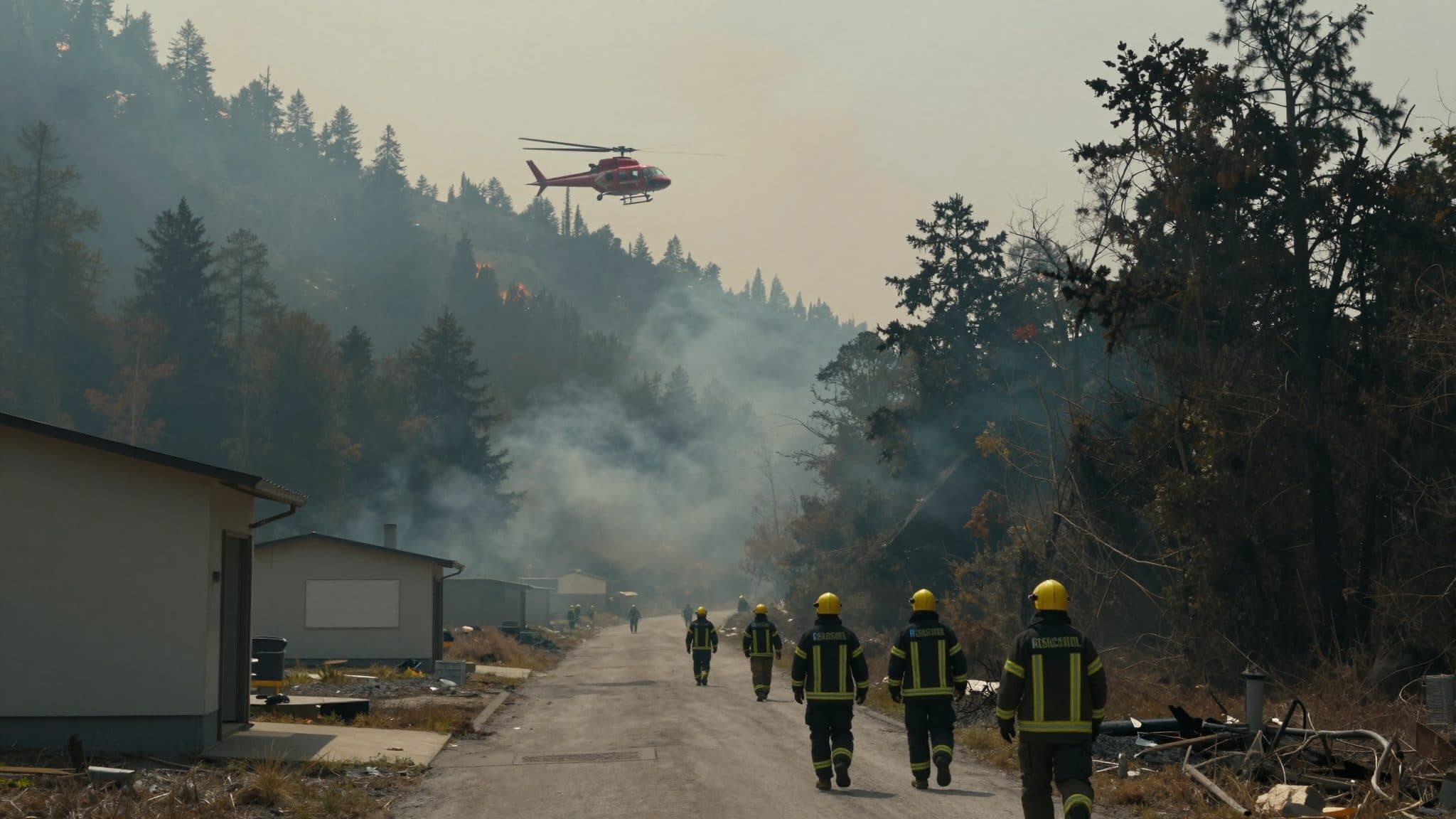 Major operation in the Gaisbachtal: Forest fire near Scheffau keeps fire brigade on edge