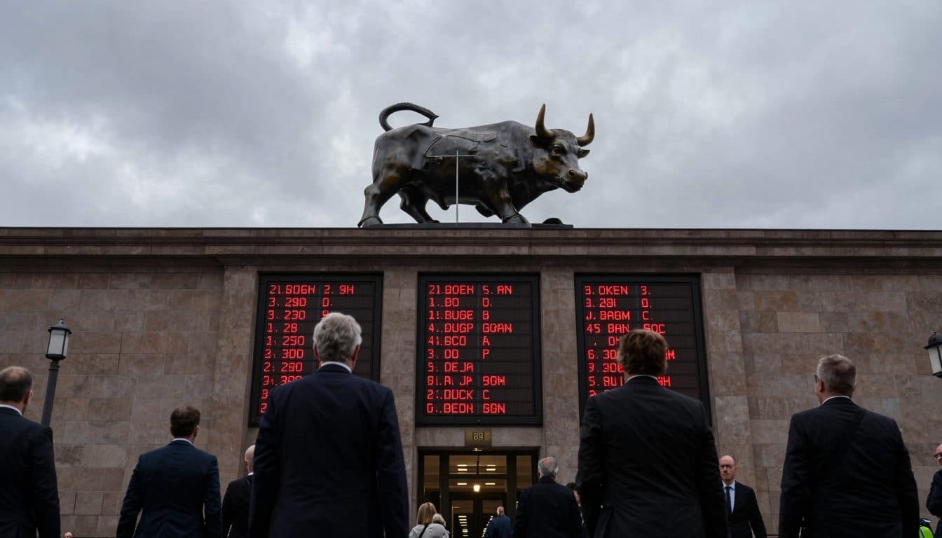 DAX slides: Middle East crisis and AI profit-taking weigh on stock markets