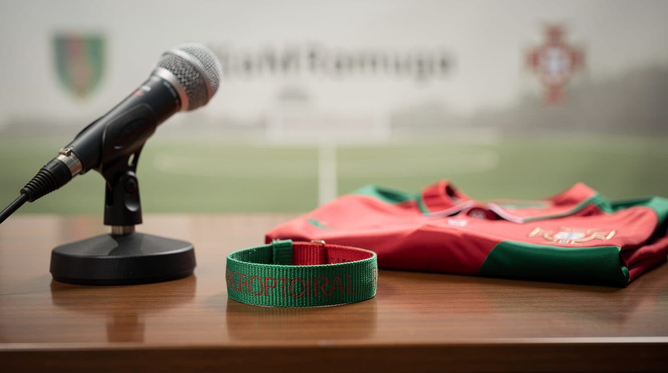 Portugal's footballers wear mourning armband for the late Diogo Jota at the World Cup