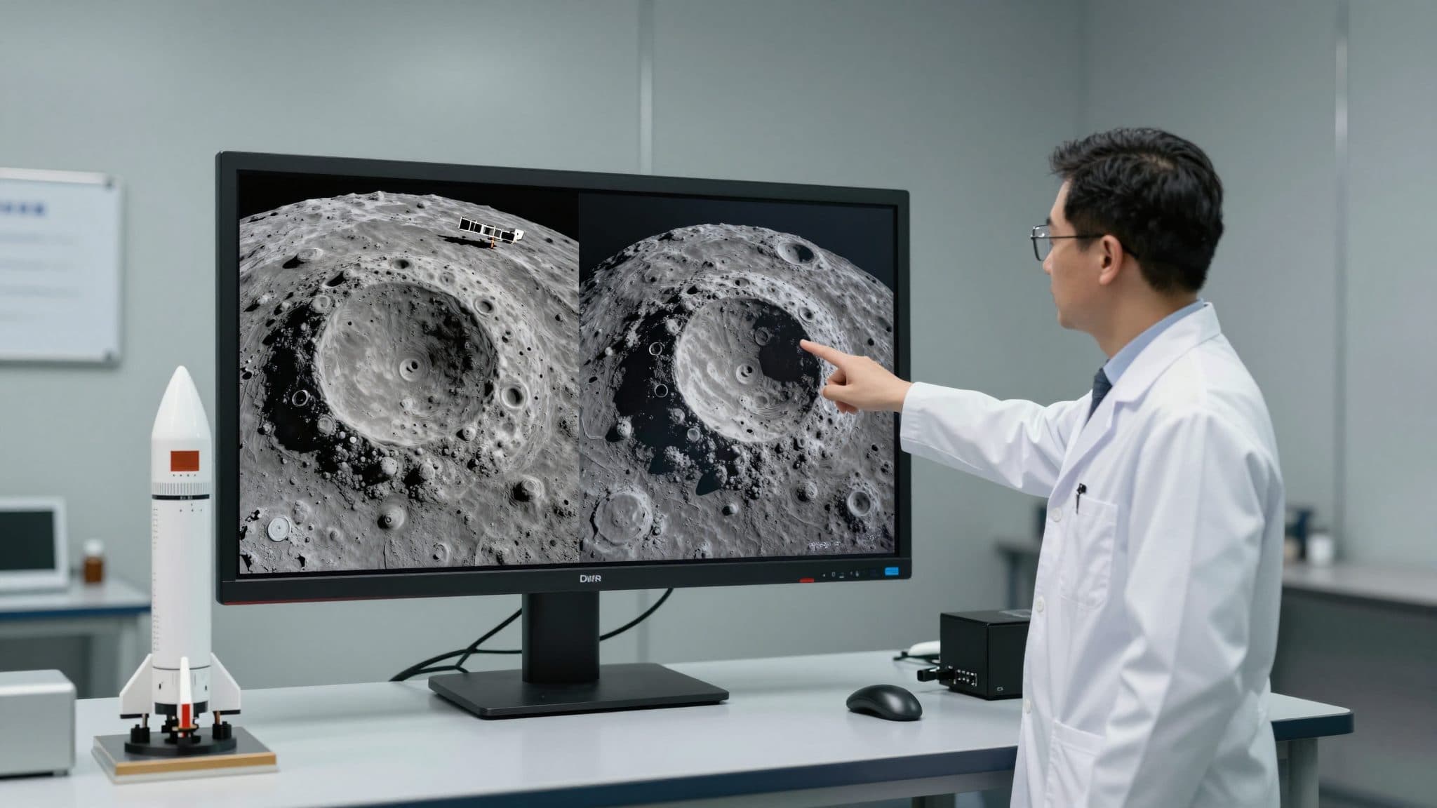 New images show impact site where SpaceX rocket booster struck the Moon