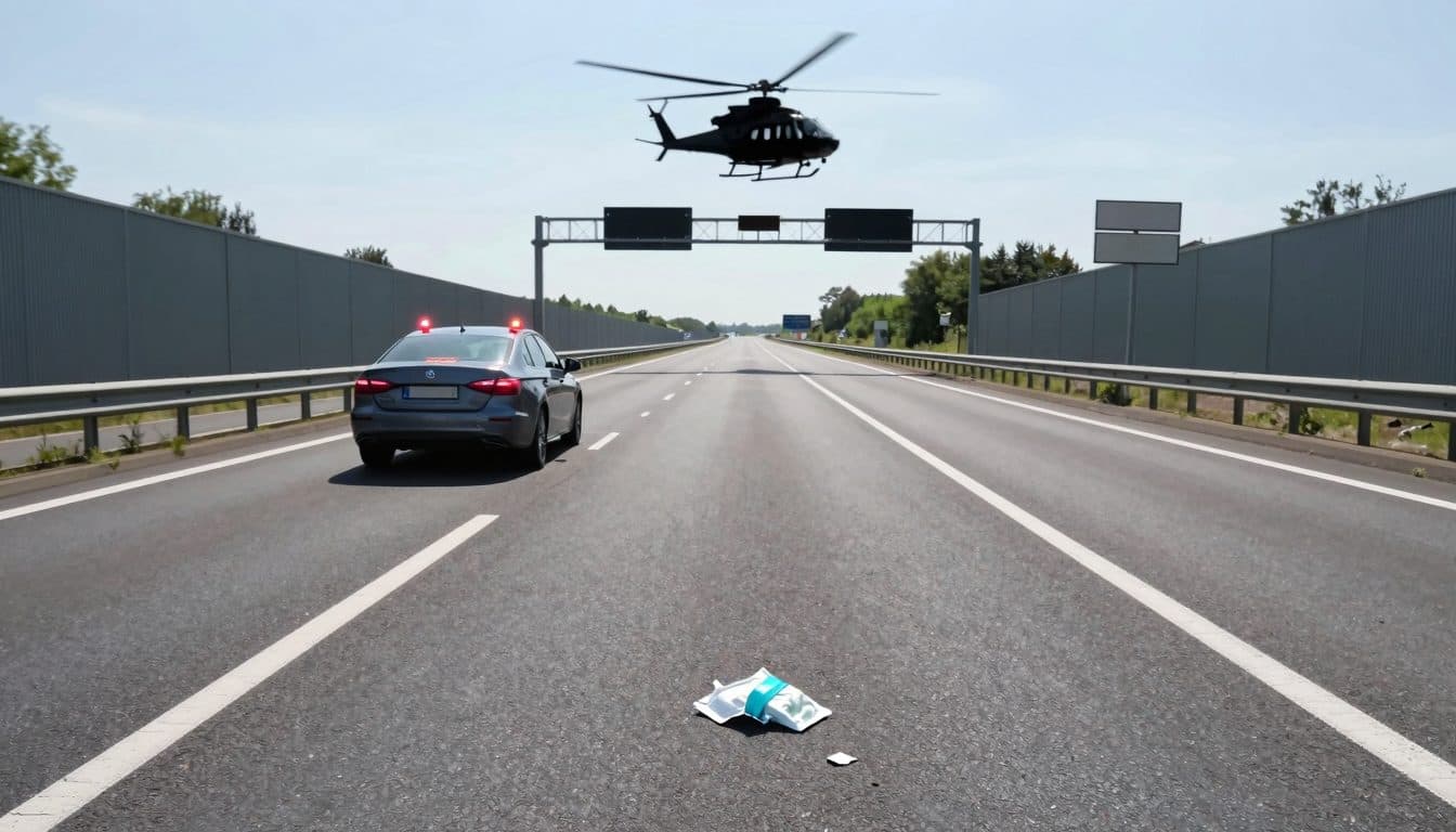 Police officers resuscitate 57-year-old after cardiac arrest on the A1 near Hürm