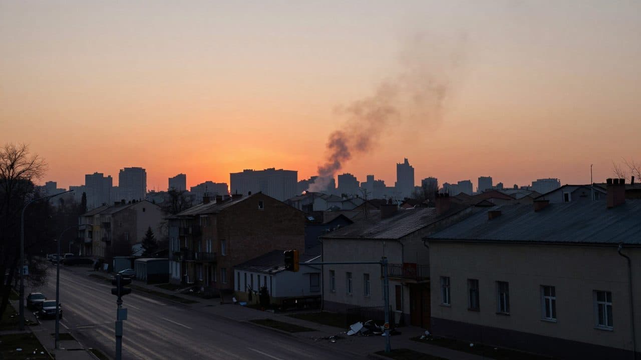 Russian missiles strike Kyiv again