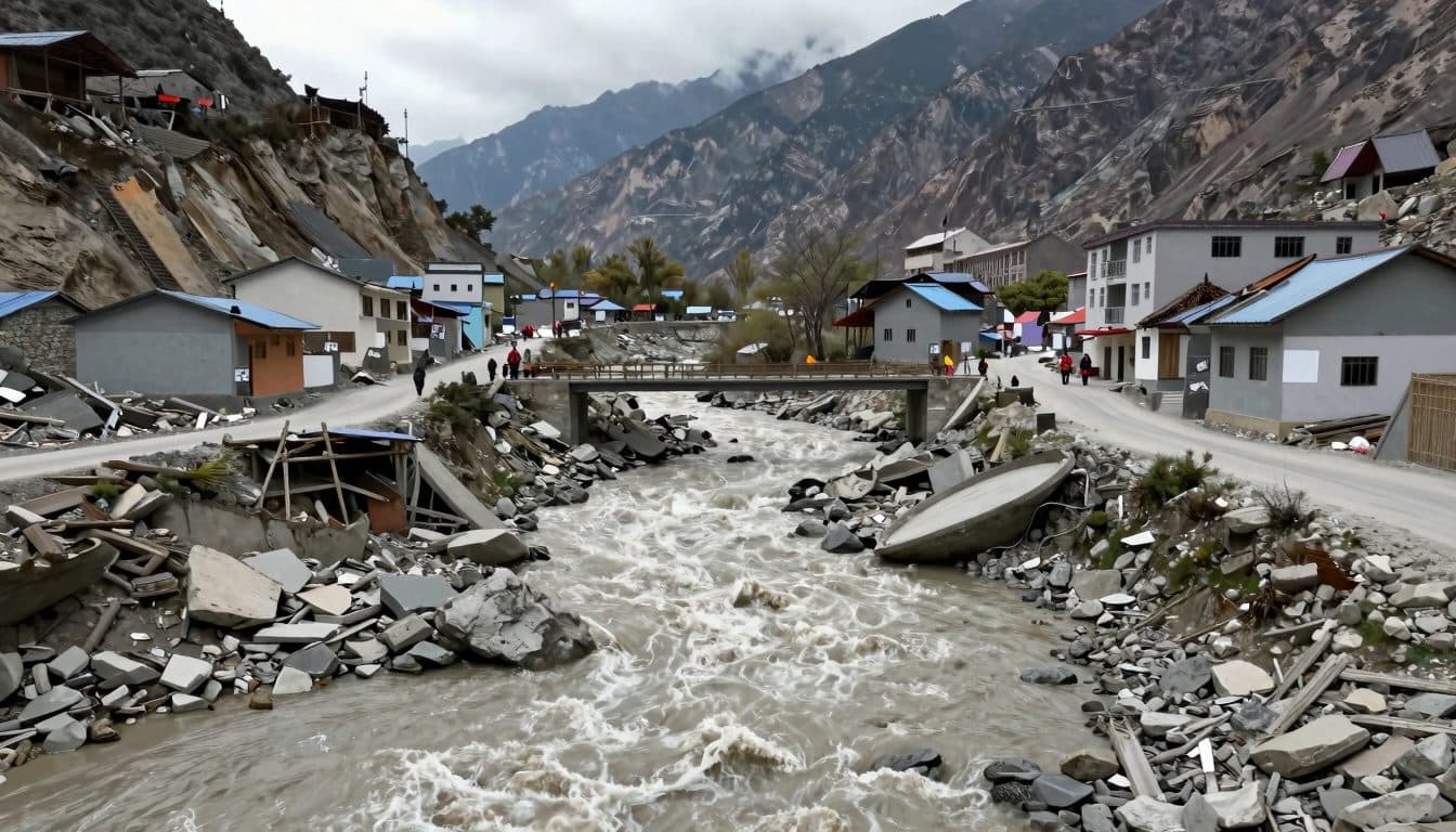 Flash flood in the Himalayas sweeps away villages on the Nepal-China border – many casualties feared