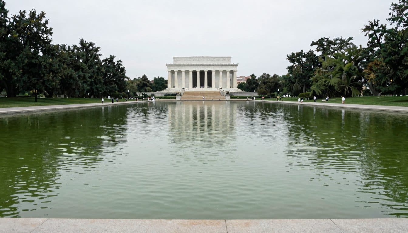 Charges filed against former Olympic participant over damage to the Reflecting Pool in Washington