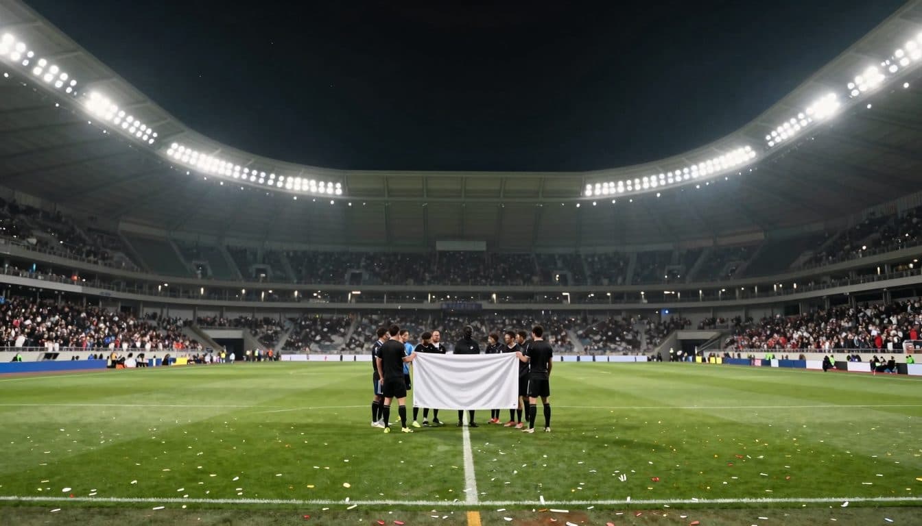 Argentine Players Provoke with Falklands Banner After Semifinal Win Over England