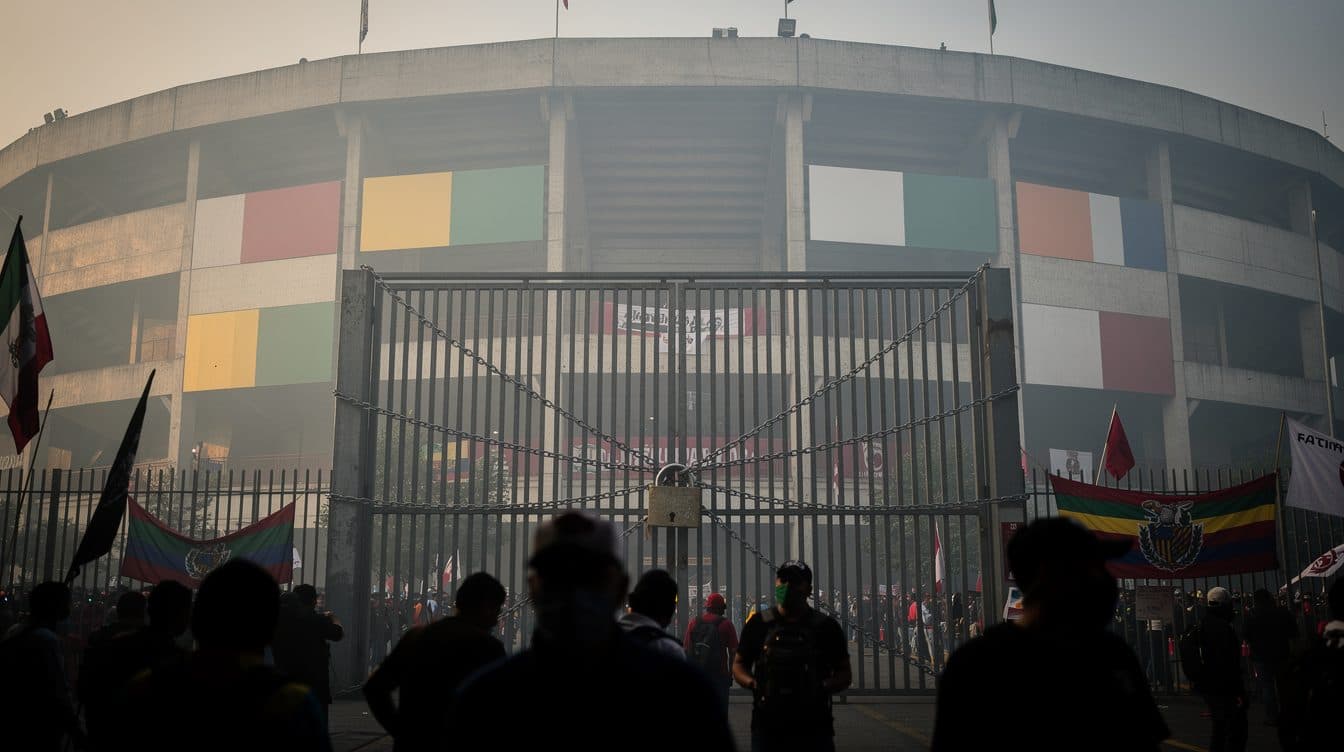 Teachers block Aztec Stadium ahead of World Cup opener – Sheinbaum calls it a provocation