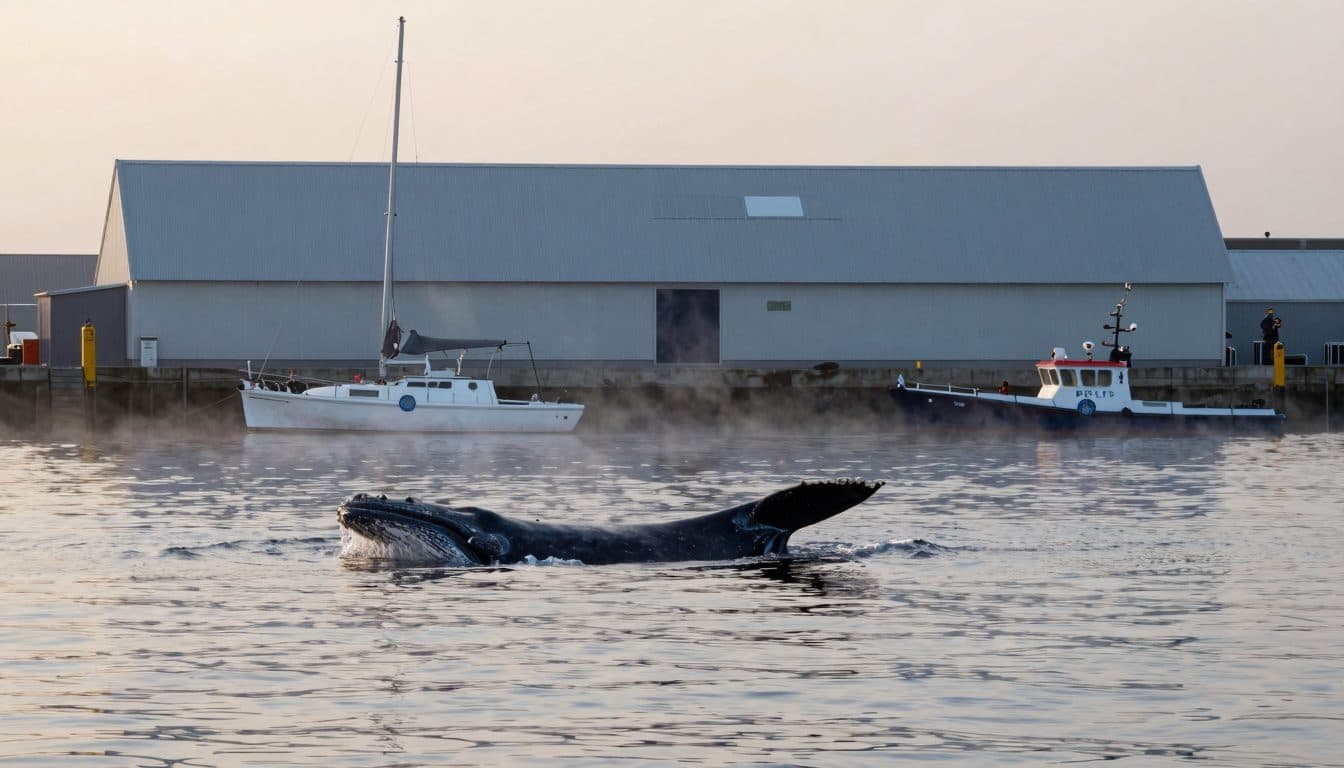 Whale spotted in Wismar: Eight-meter-long animal observed