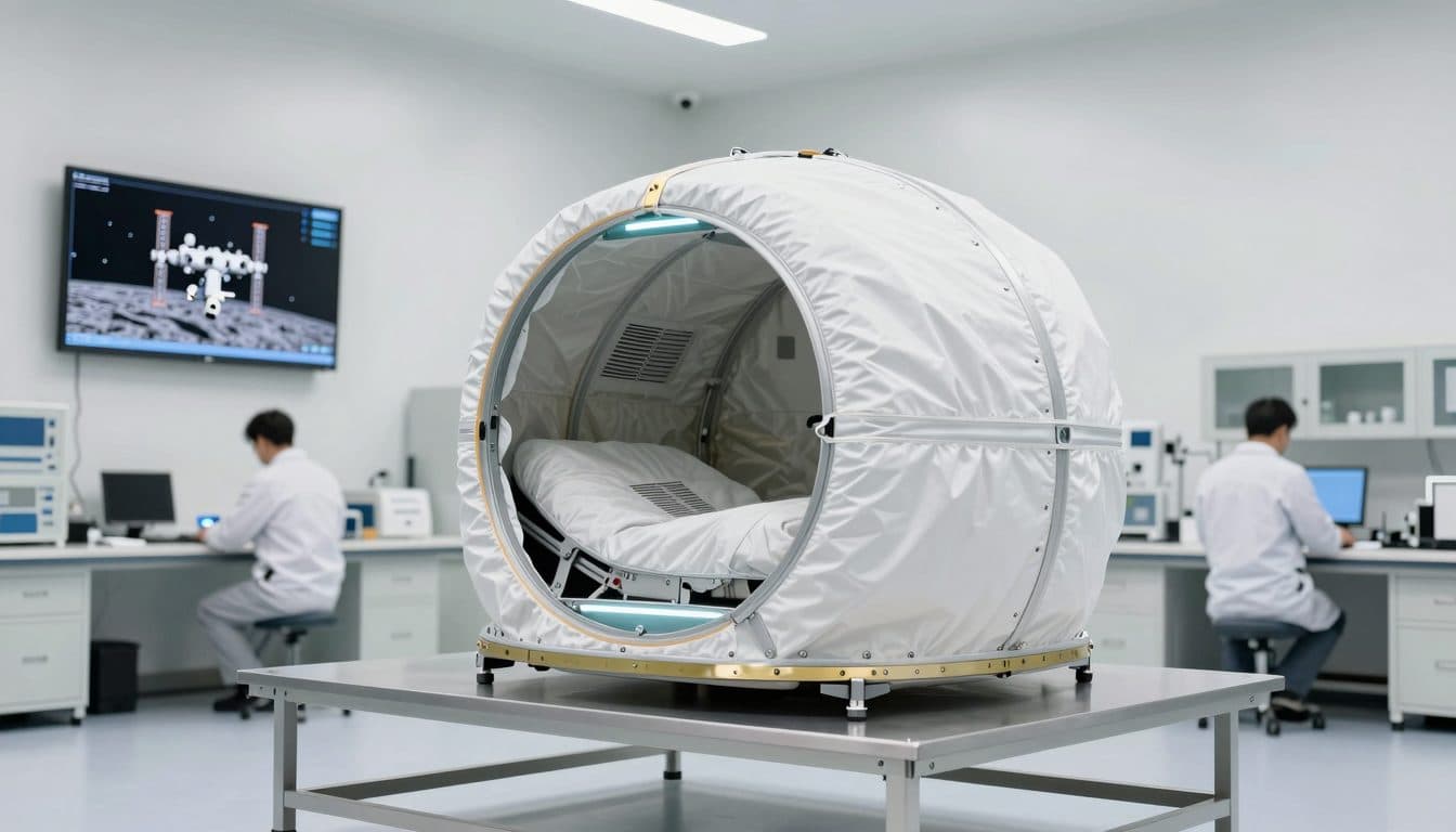 Vienna Team Develops Foldable Mini Private Cabin for Space Missions