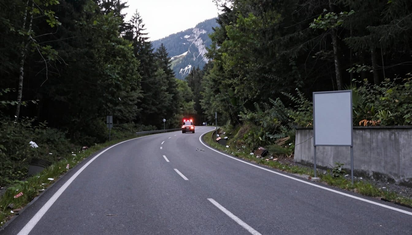 Head-on crash in the Weißenbachtal: three injured after collision of two motorcycles