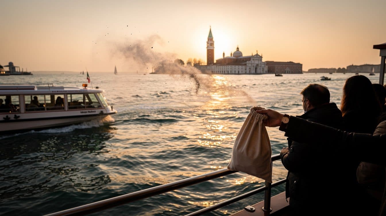Tourist violates Venice's rules: Ash scattering in St. Mark's basin sparks outrage