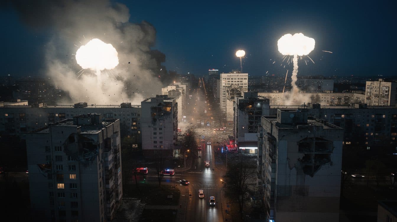 Russia Launches Massive Air Assault on Ukraine Amid Escalating Tensions