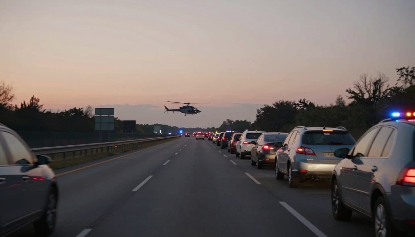 Five injured after rear-end collision involving four vehicles on the A2 Südautobahn