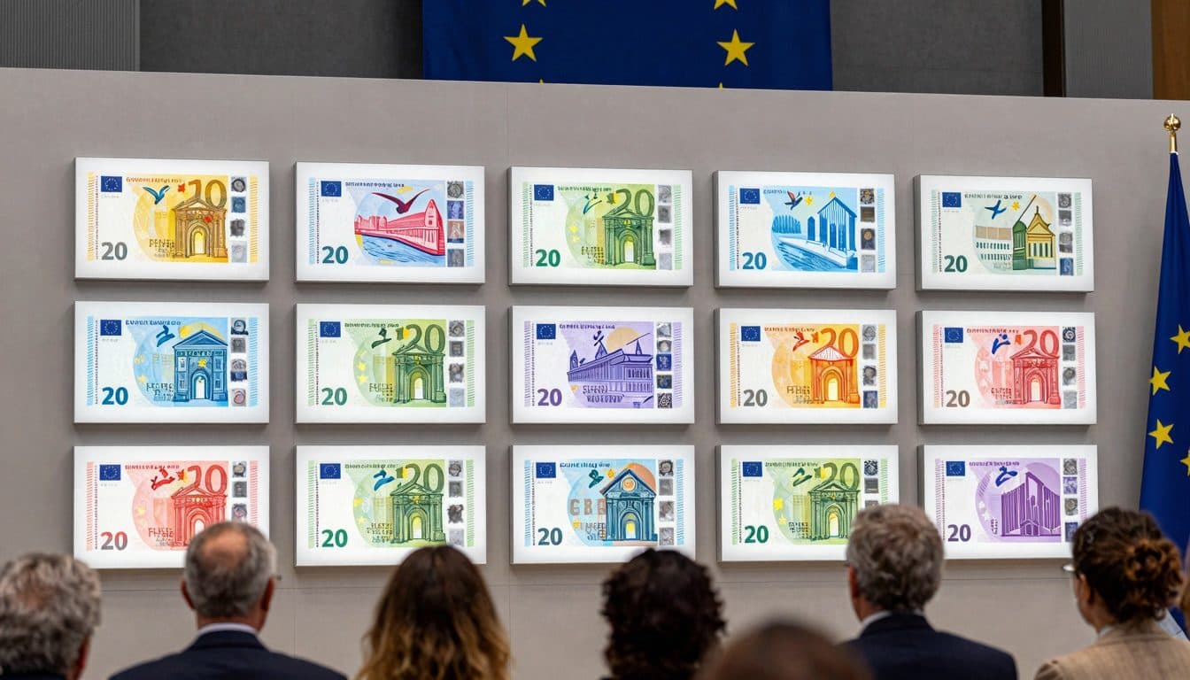ECB Lets Citizens Vote on New Euro Banknotes: Ten Designs Between Culture and Nature