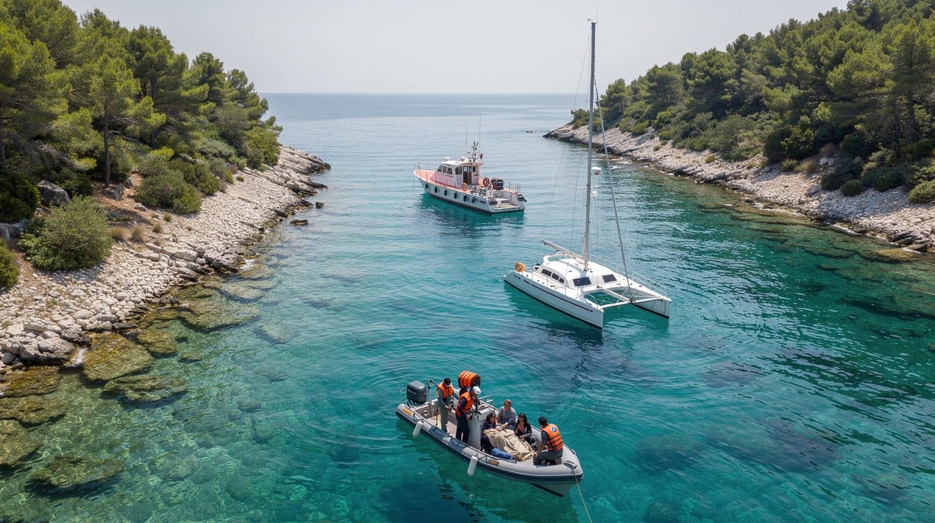 Three dead in collision between catamaran and sailing boat off the Croatian Adriatic coast