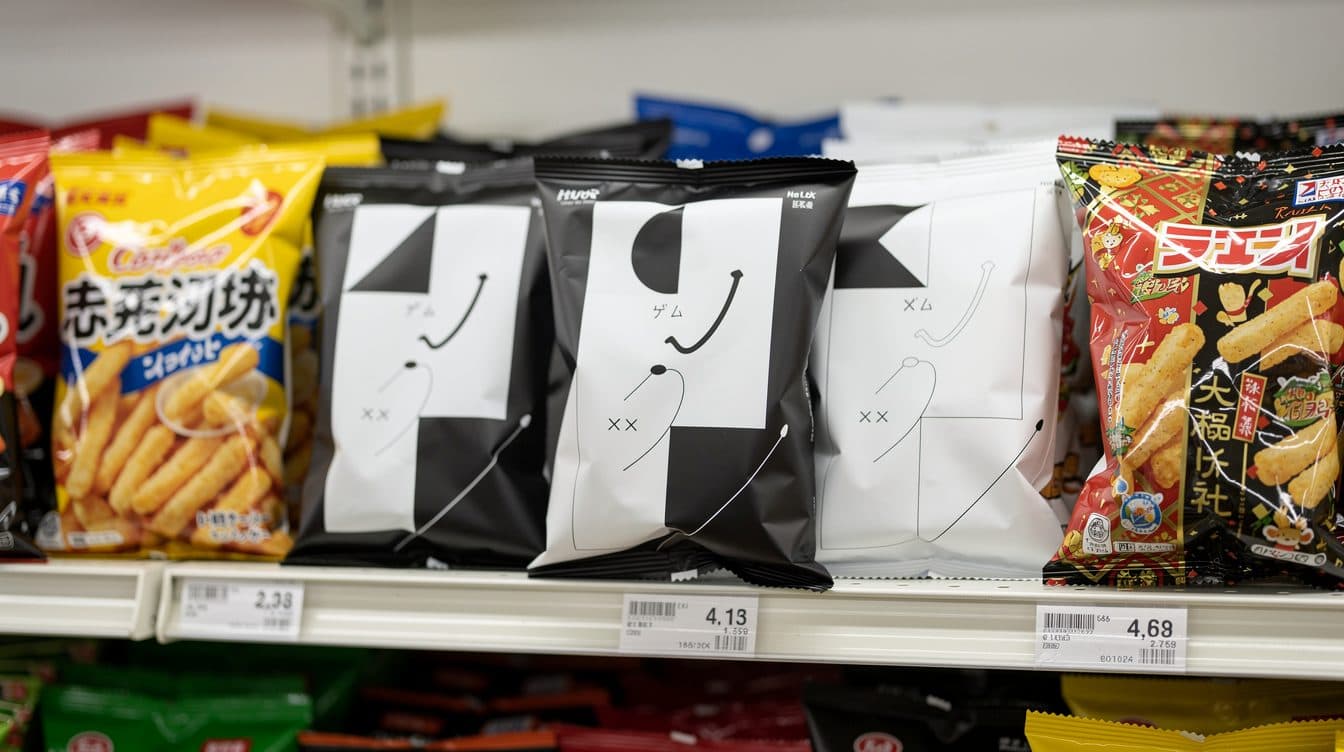 Japan's Calbee to Switch Snack Packaging to Black-and-White Amid Ink Shortage